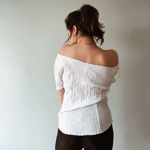 Romantic button down blouse